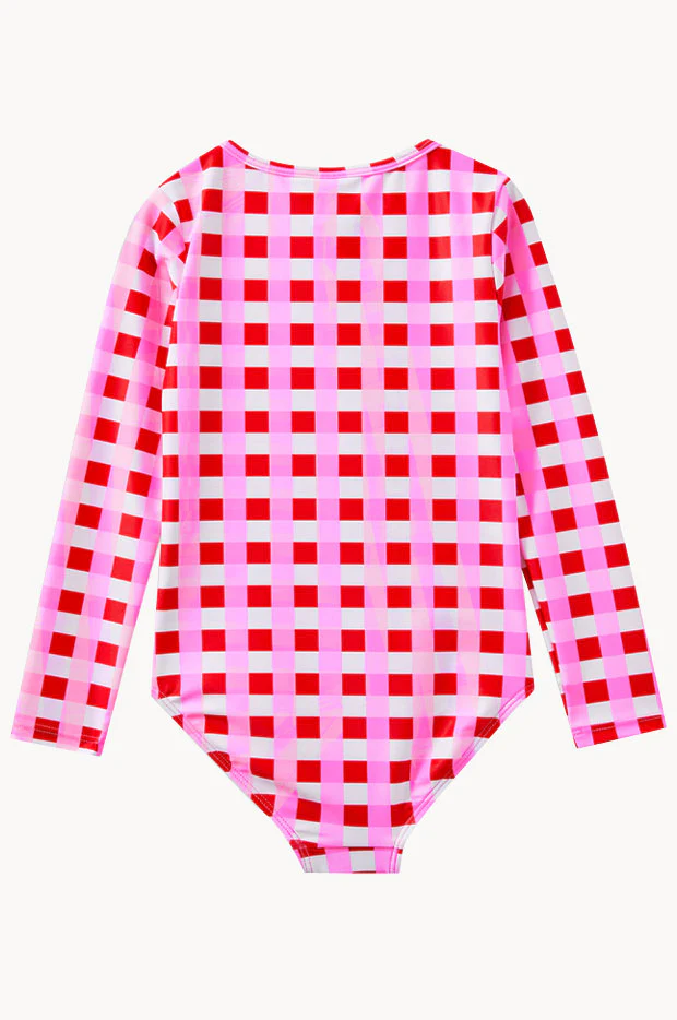 Girls Lollipop Check Sunsuit - Image 2