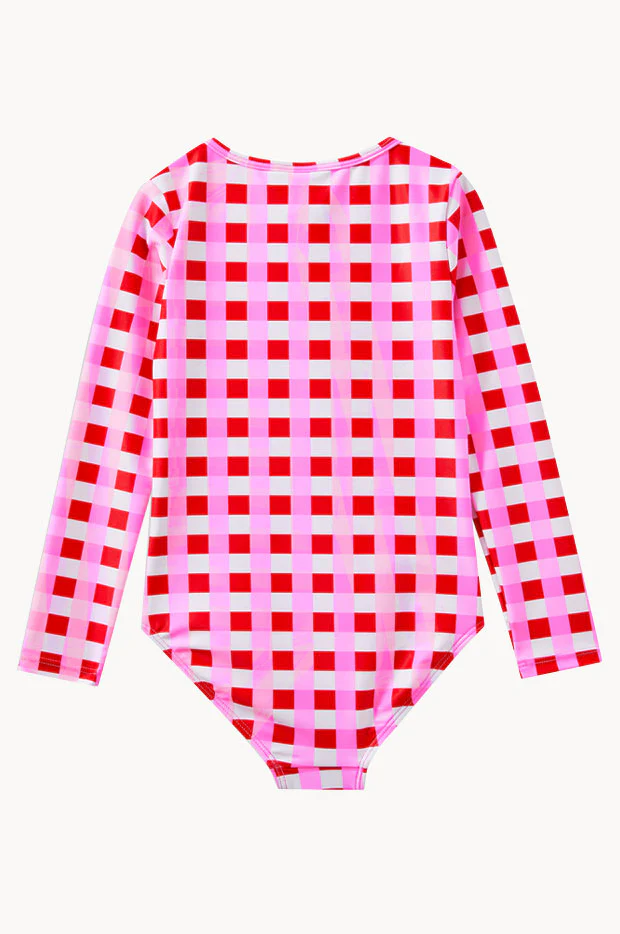 Girls Lollipop Check Sunsuit - Image 2