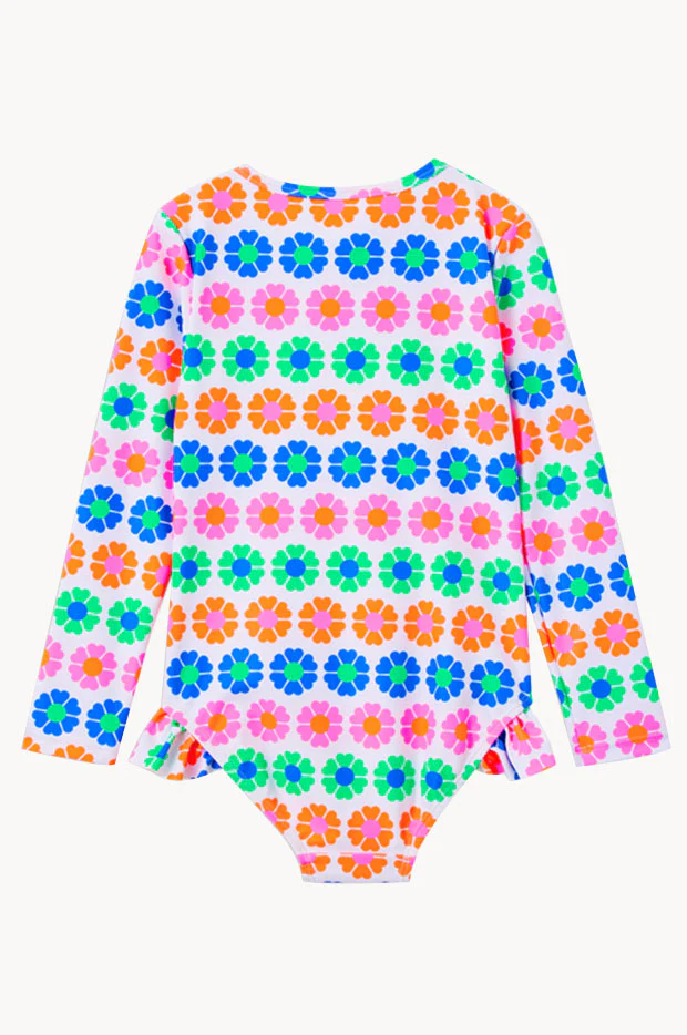 Girls Neon Fun Sunsuit - Image 2