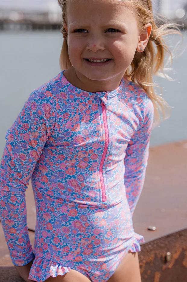 Girls Pretty Posy Sunsuit