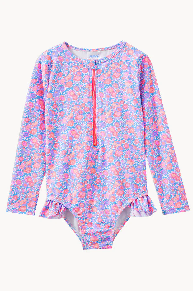 Girls Pretty Posy Sunsuit - Image 2