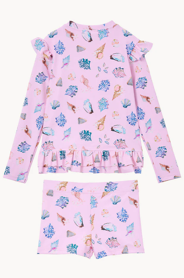 Girls Seashell Suntop Set