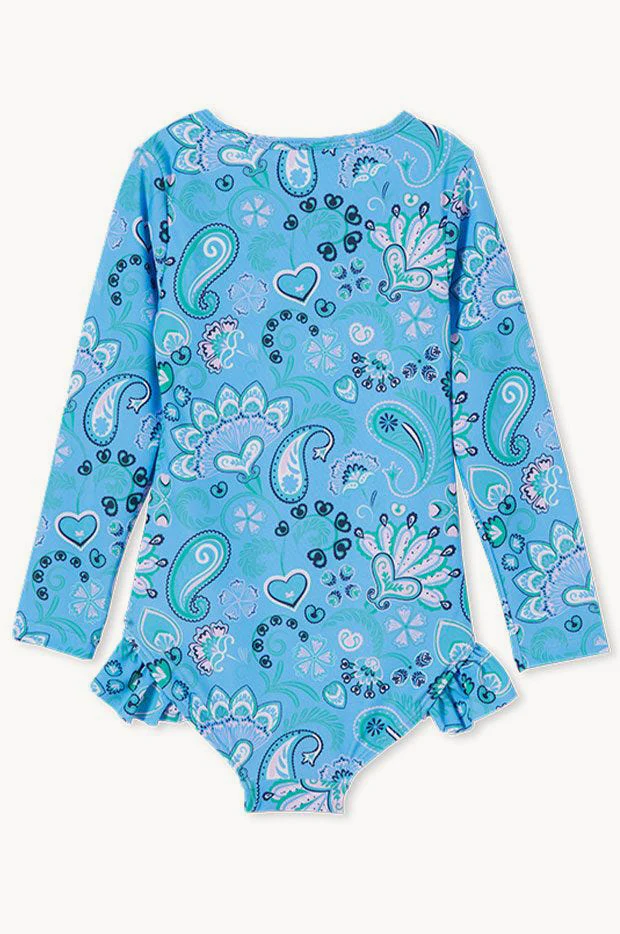 Toddler Girls Summer Long Sleeve Sunsuit - Image 2