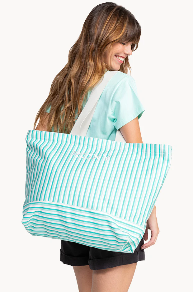 Mini Stripe Strippy Beach Bag - Image 3