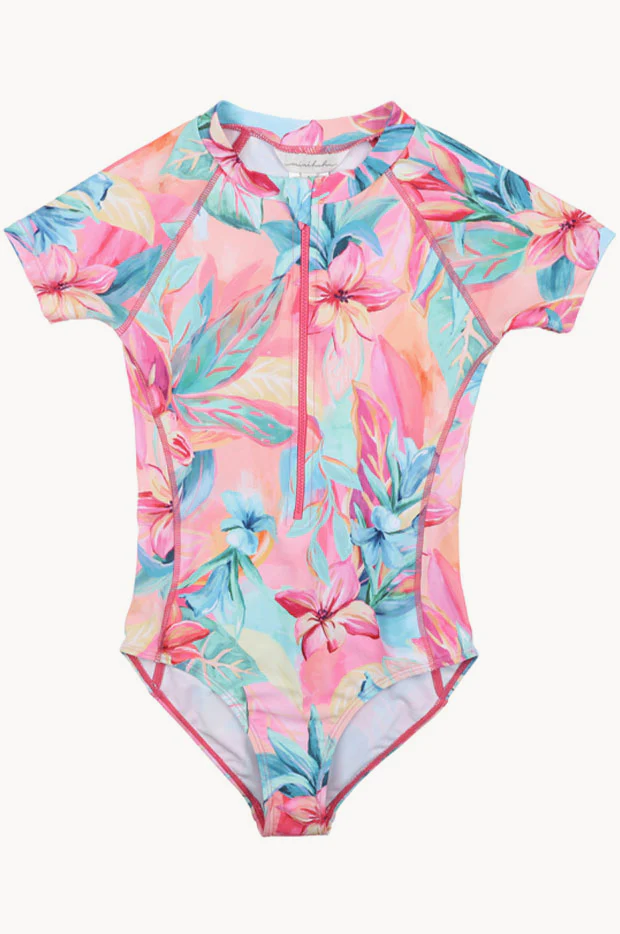 Girls Bree Short Sleeve Sunsuit - Image 2
