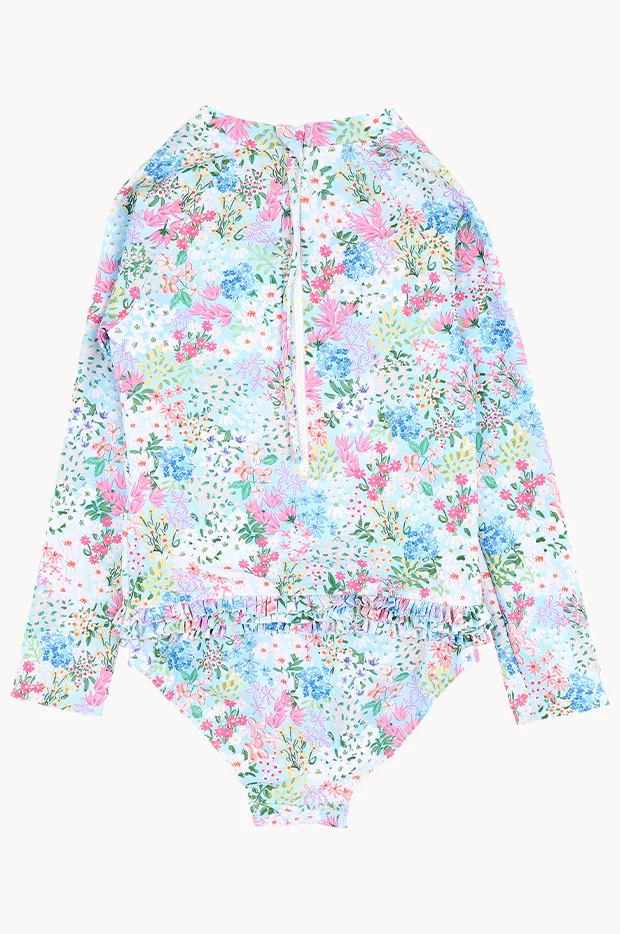 Girls Lula Long Sleeve Sunsuit - Image 3