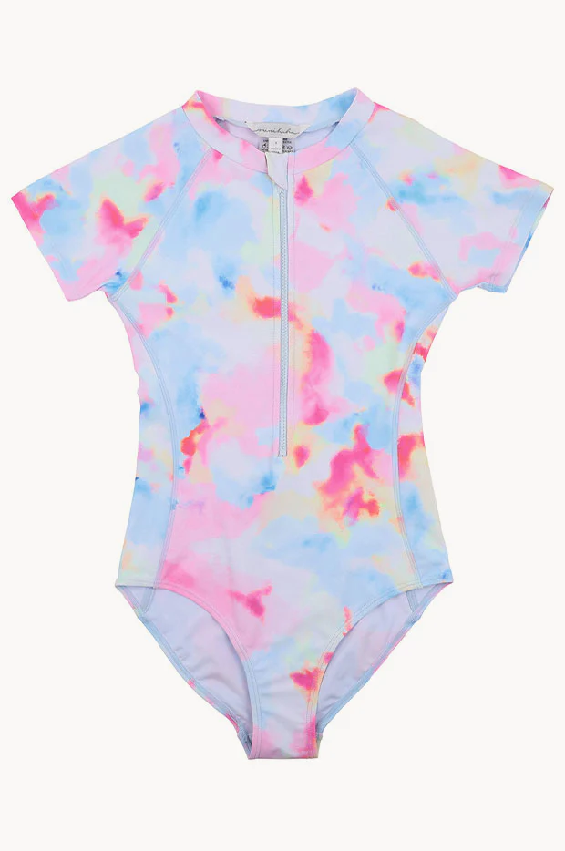 Girls Pia Short Sleeve Sunsuit