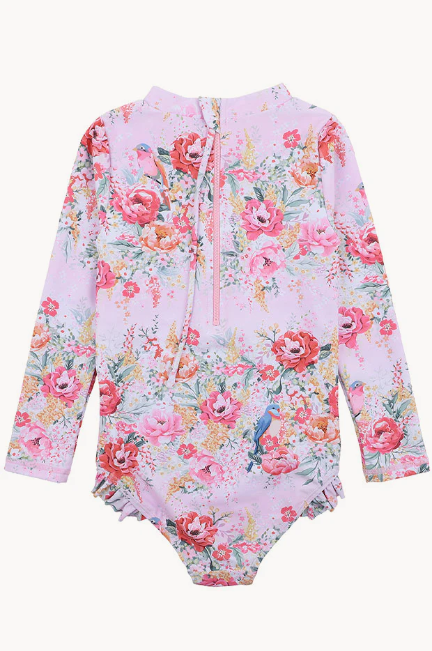 Girls Tali Long Sleeve Sunsuit - Image 2