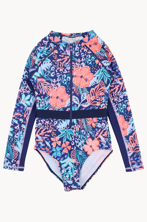 Teen Girls Coco Floral Sunsuit - Image 2