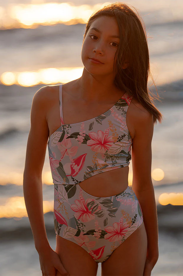 Teen Girls Keely Cut Out One Piece - Image 4