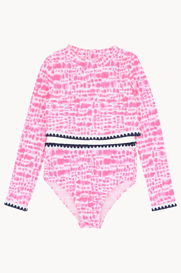 Teen Girls Koa Print Crop Suntop Set - Image 2