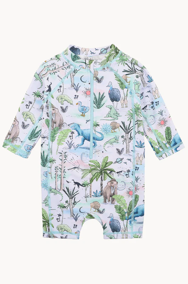 Toddler Boys Brody Zip Sunsuit - Image 2