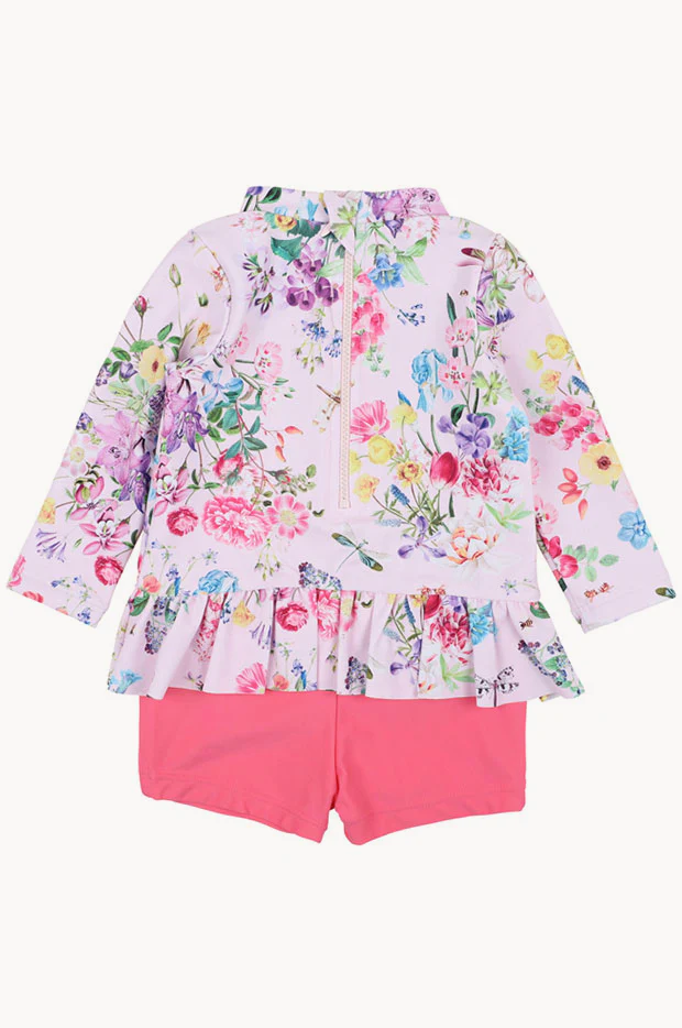 Toddler Girls Allegra Boyleg Sunsuit - Image 2