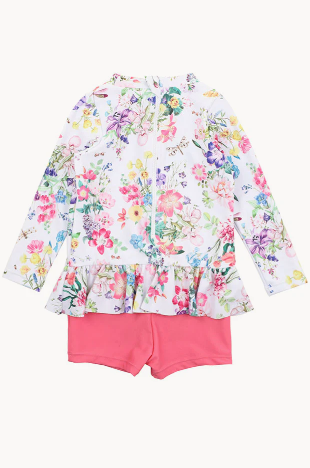 Toddler Girls Allegra Boyleg Sunsuit - Image 2