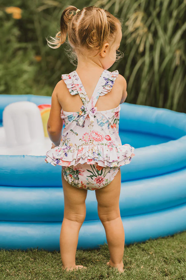 Toddler Girls Allegra Frill One Piece - Image 2
