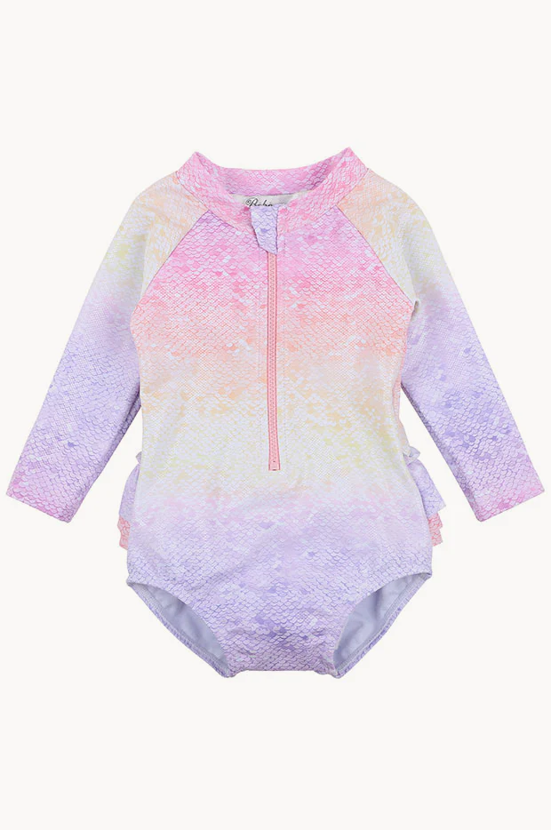 Toddler Girls Elsa Long Sleeve Sunsuit