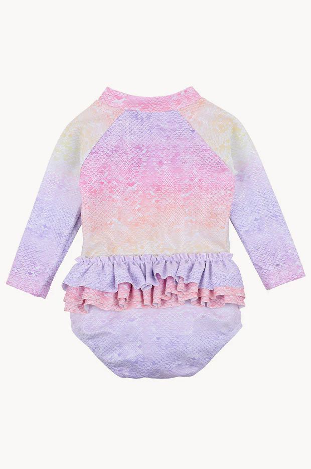 Toddler Girls Elsa Long Sleeve Sunsuit - Image 2