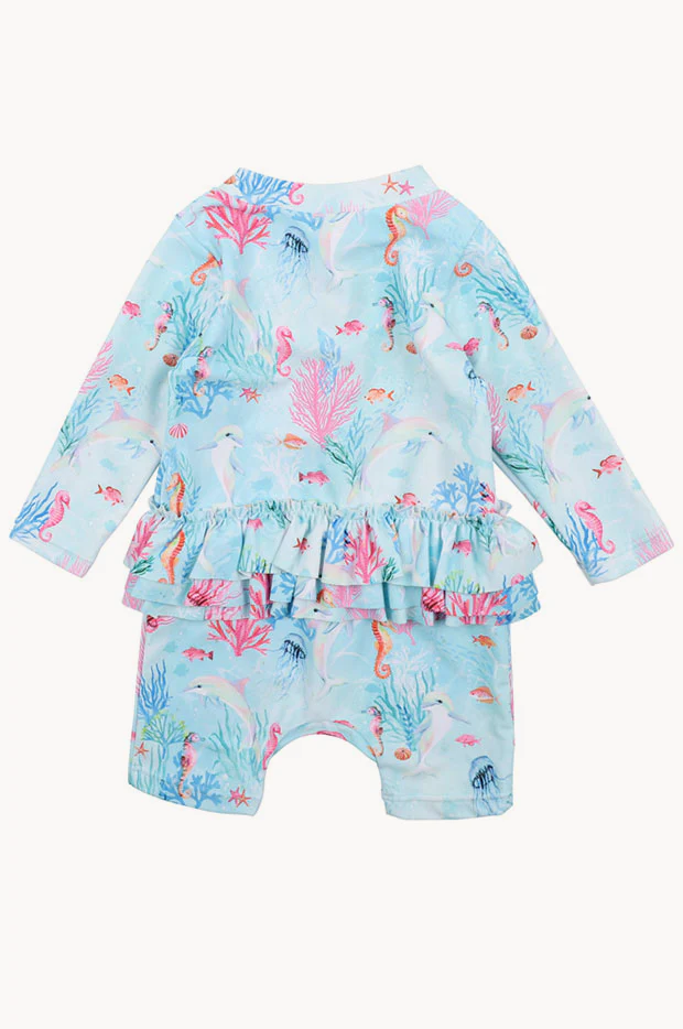 Toddler Girls Malia Frill Sunsuit - Image 2