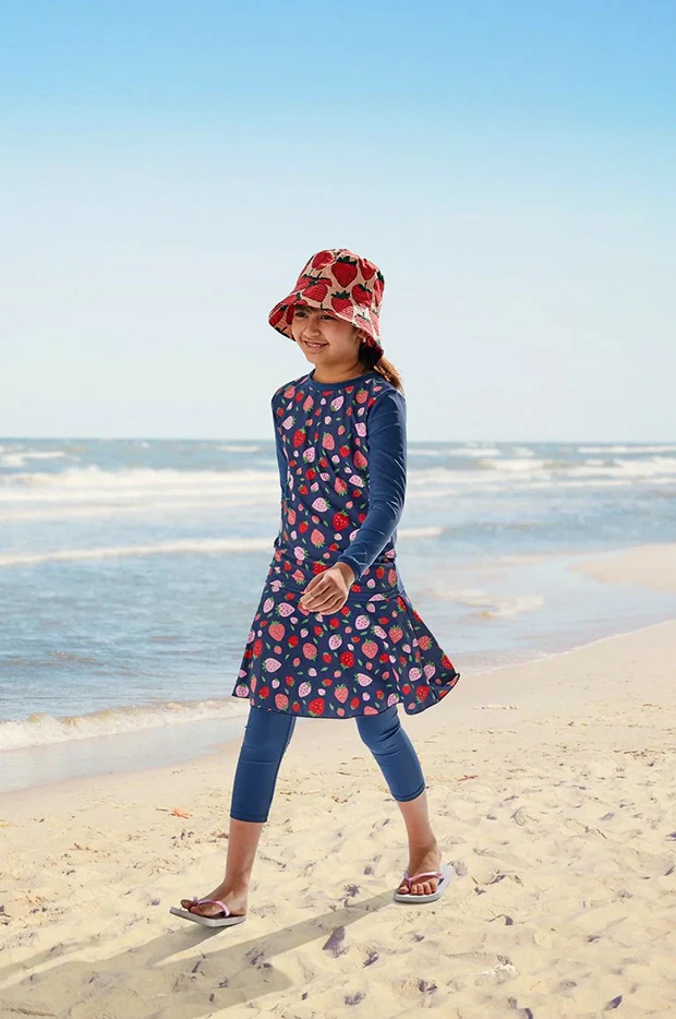 Girls Stawberry Sundae Swim Set - Image 3