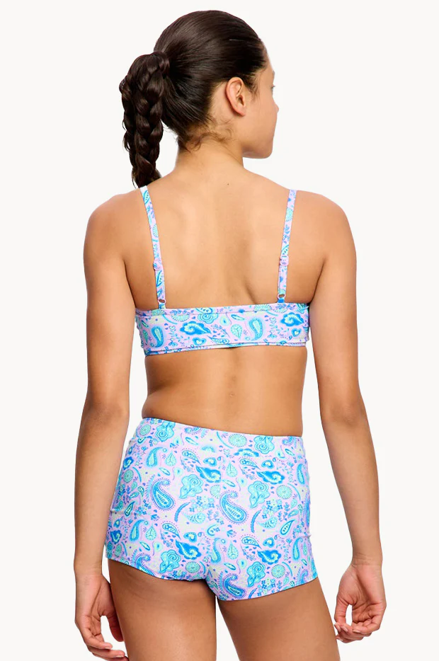 Girls Paisley Pink Crop Set - Image 2
