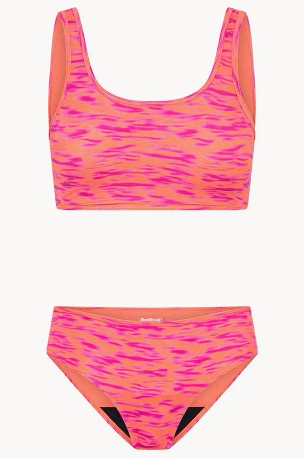 Girls Period Proof Mauritius Crop Set