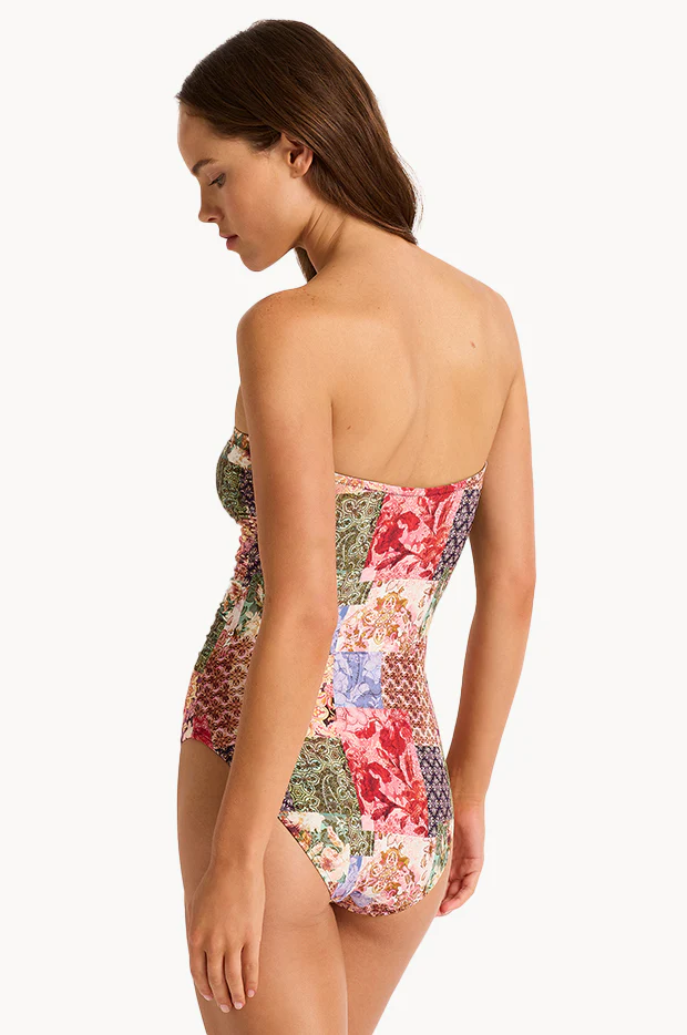 Frankie Ruched Bandeau One Piece - Image 3