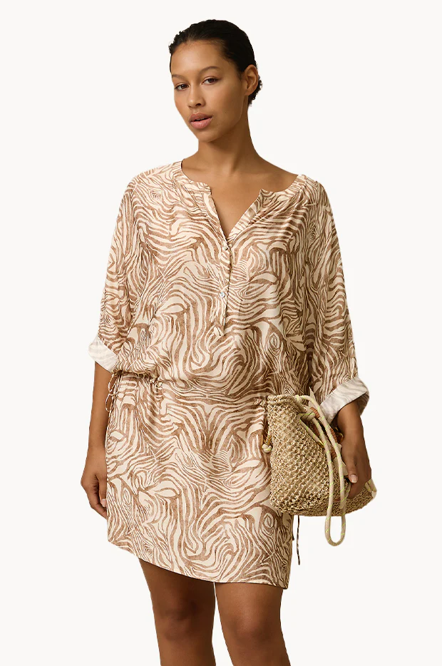 Nova 3/4 Sleeve Shirt Dress