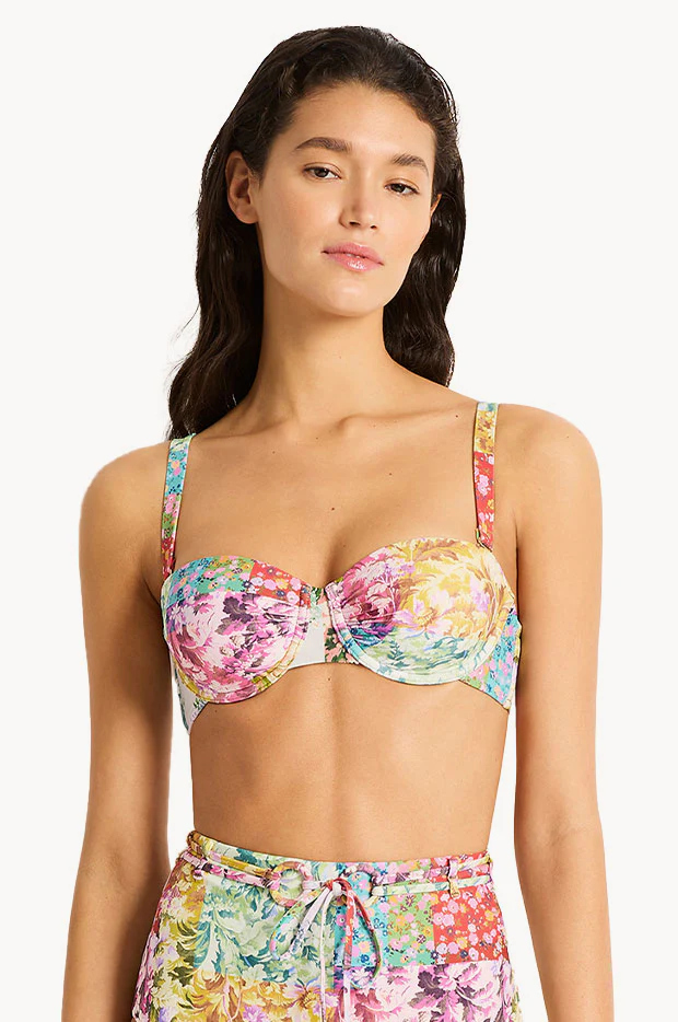 Pandora Gathered Balconette Bra
