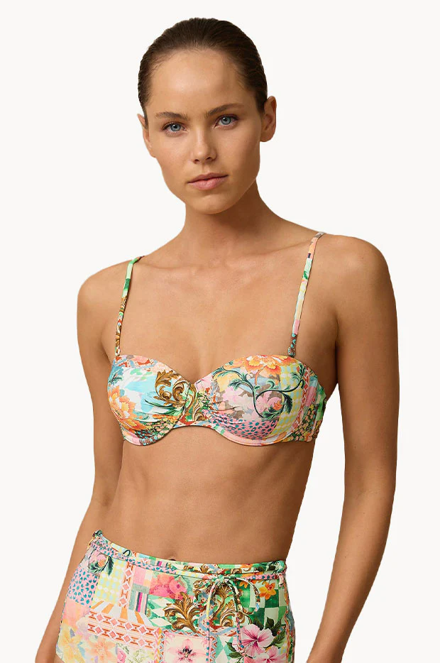 Simi Gathered Balconette Bra - Image 2