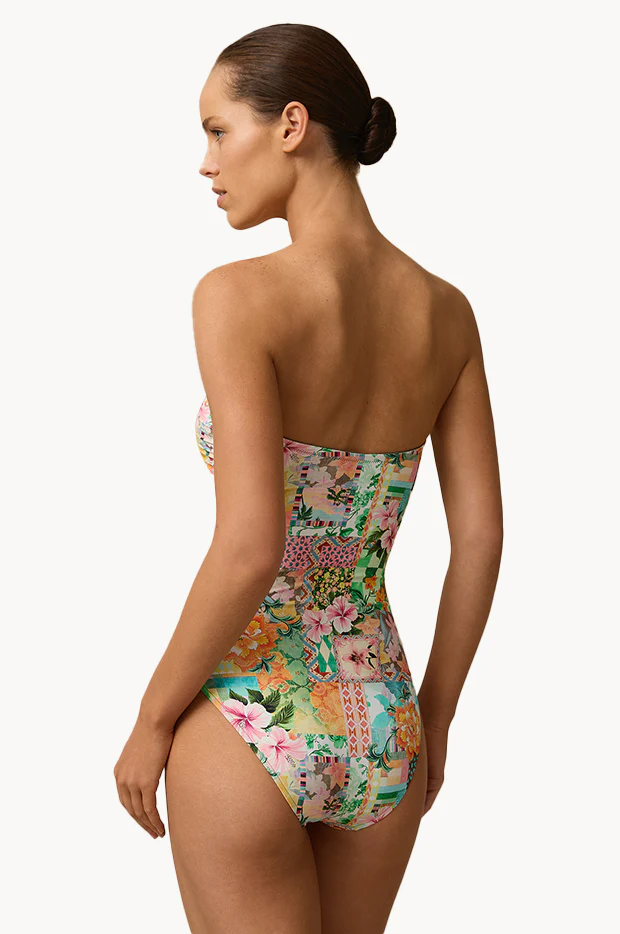 Simi Ruched Bandeau One Piece - Image 2