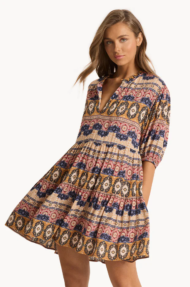 Yara Tiered Mini Dress