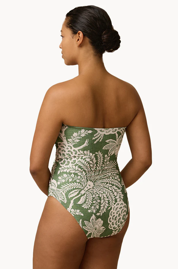 Zeni Scarf Tie Bandeau One Piece - Image 2