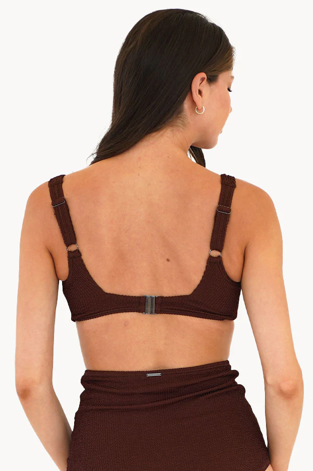 Retro Deco F/F Cup Square Neck Bra - Image 2