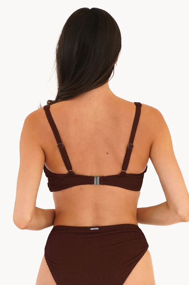 Retro Deco F/G Cup Wrap Front Bra - Image 2