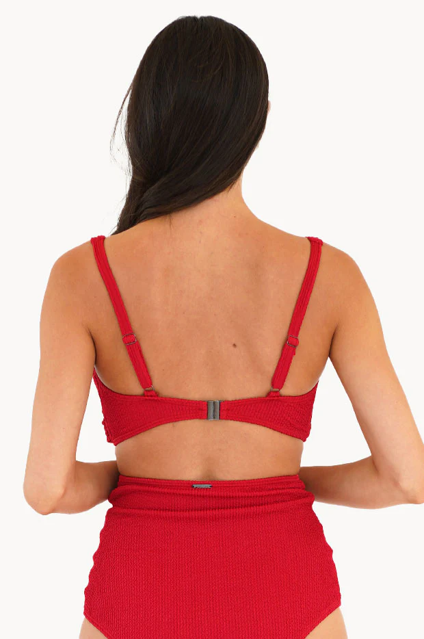 Retro Deco F/G Cup Wrap Front Bra - Image 2