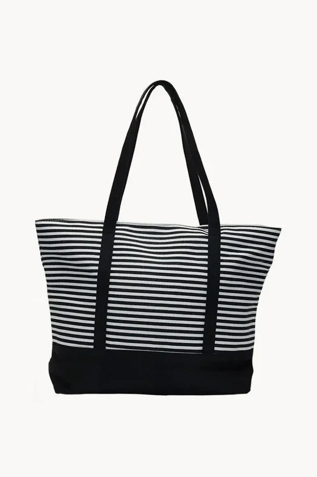 Sorrento Stripe Splice Beach Bag