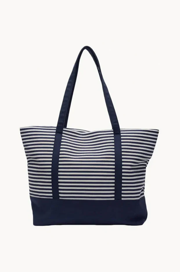 Sorrento Stripe Splice Beach Bag