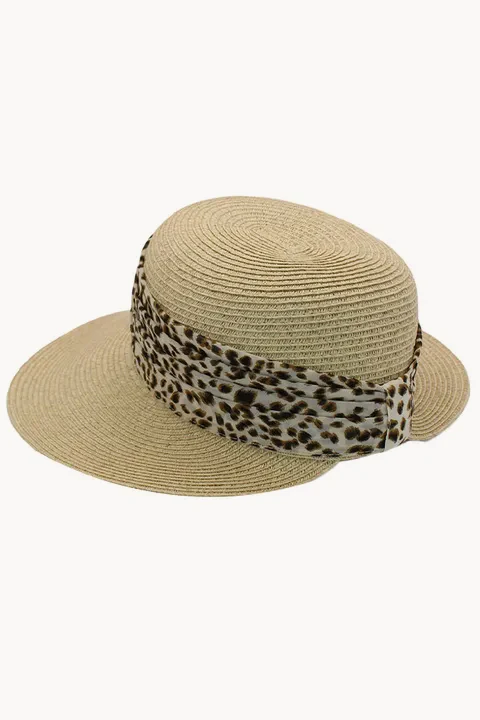 Teyana Animal Scarf Wide Brim Cap - Image 2
