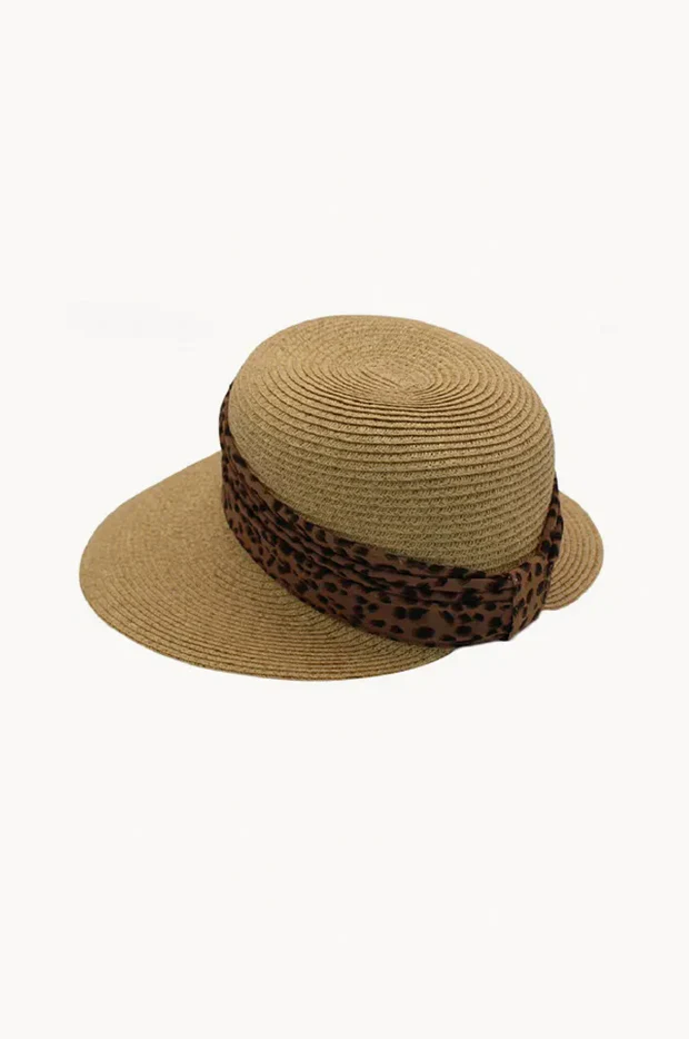 Teyana Animal Scarf Wide Brim Cap - Image 2