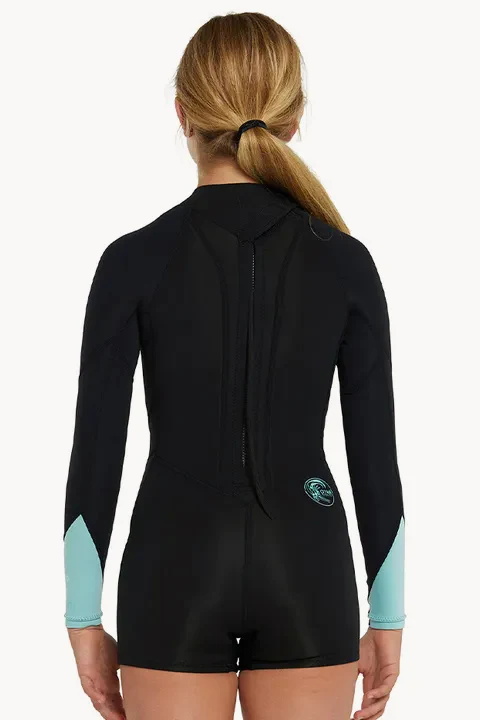 Girls Bahia Long Sleeve Boyleg Wetsuit - Image 2