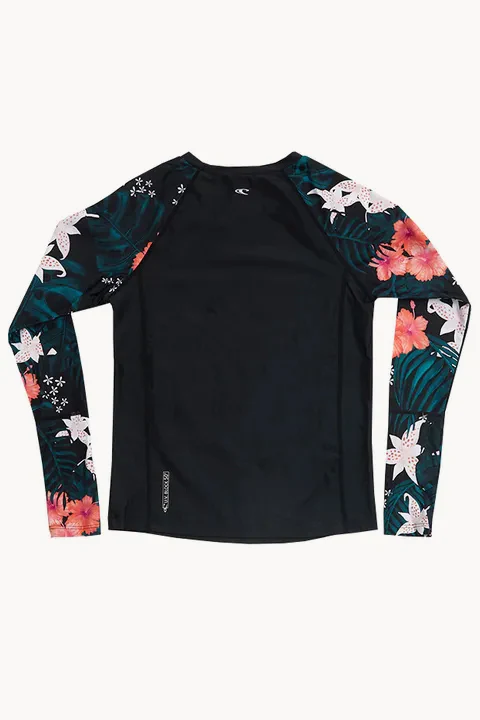 Girls Bahia Long Sleeve Suntop - Image 2