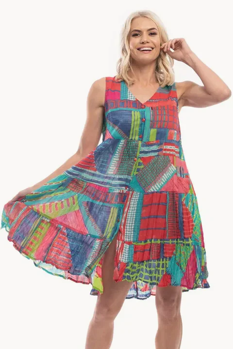 Amalfi Button Front Dress