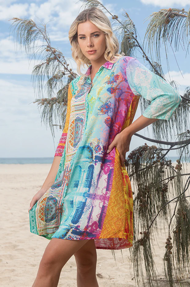 Digital Shirt Dress - Image 3
