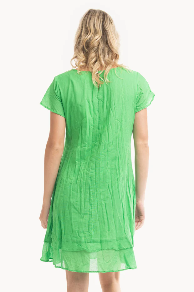 Essentials Cotton Frill Dress - Image 2