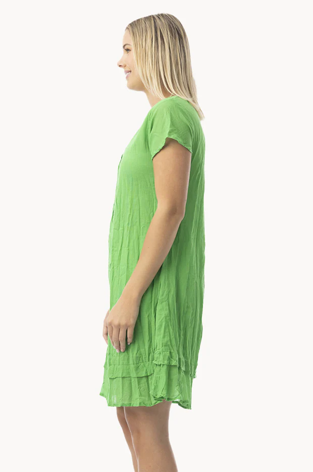 Essentials Gauze Frill Hem Dress - Image 3