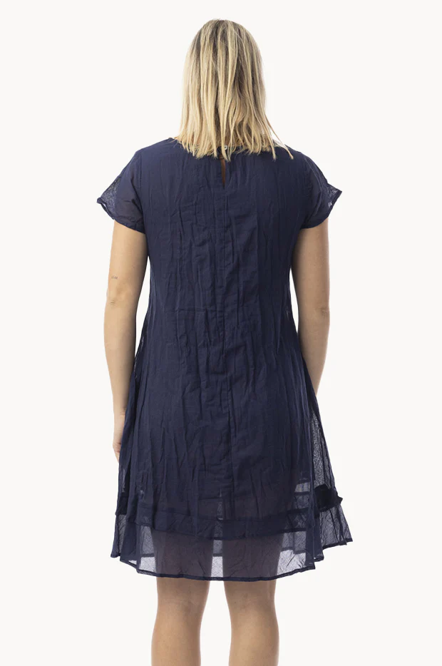 Essentials Gauze Frill Hem Dress - Image 3