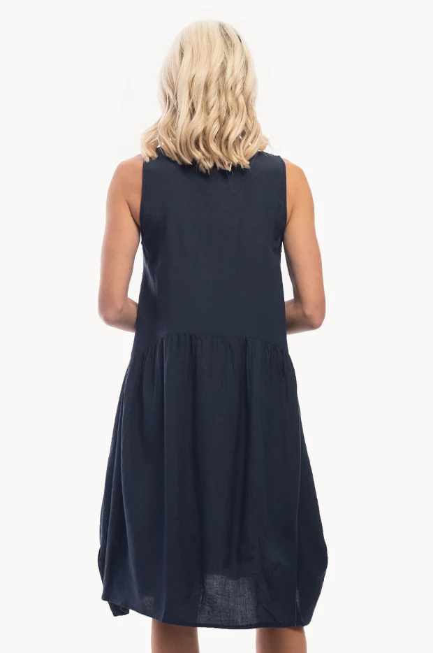 Essentials Linen Bubble Dress - Image 2