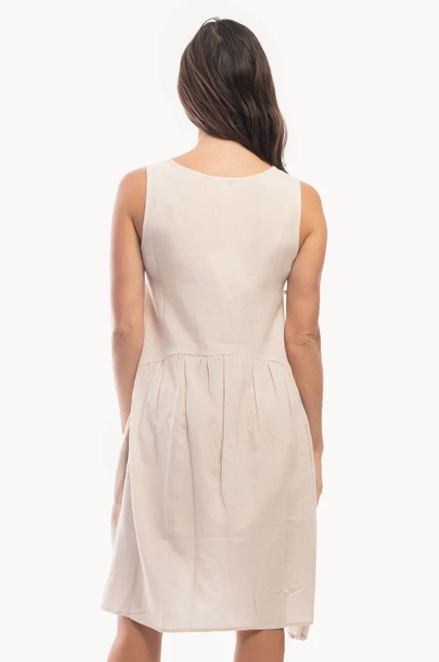 Essentials Linen Bubble Dress - Image 2