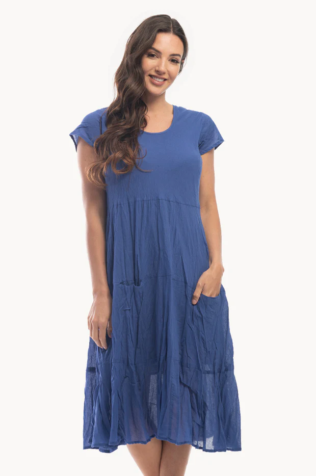 Essentials Short Sleeve Pocket Dress