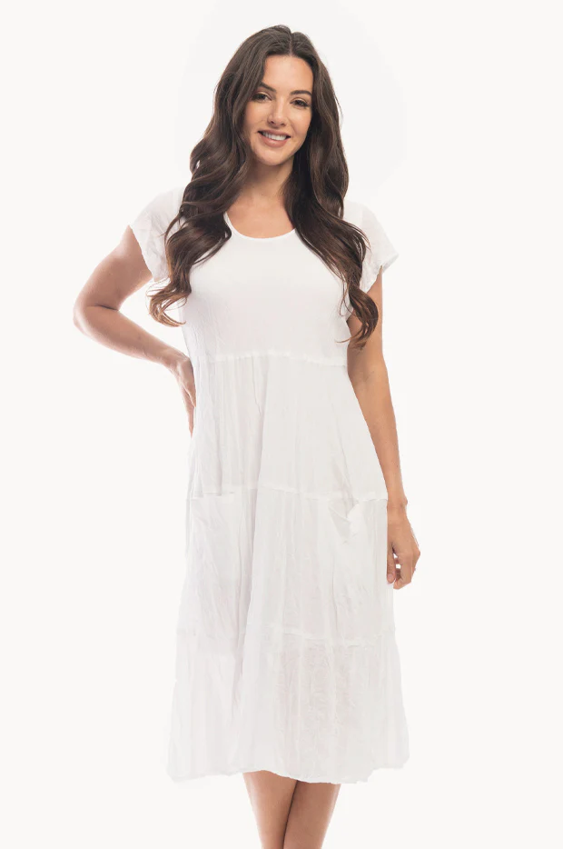 Essentials Short Sleeve Pocket Dress